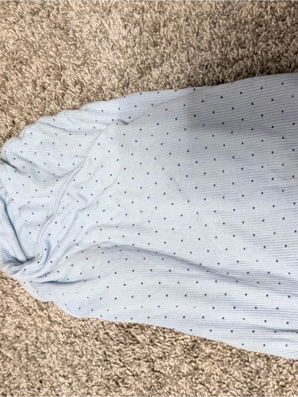 Baby Newborn Light Blue Polka Dot Sleep Sack
